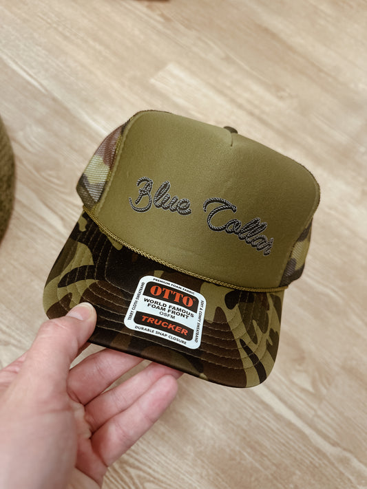 Blue Collar Trucker Hat